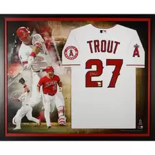 Mike Trout Autographed Baseball Jersey